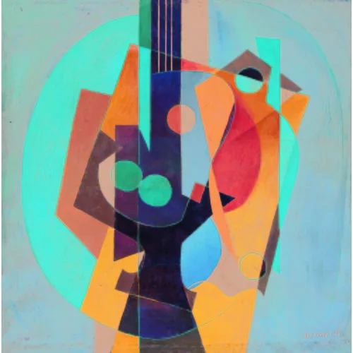 Leo Leuppi — Komposition mit Gitarre.