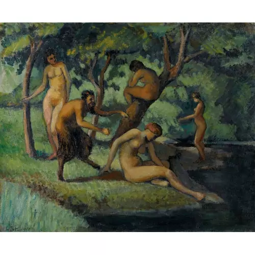 "Faun mit Nymphen"