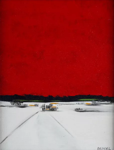 Léon Denoël — DENOEL (1934), 'Paysage Enneigé'