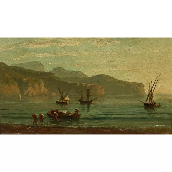 Léon Berthoud — "Blick auf Sorrent".