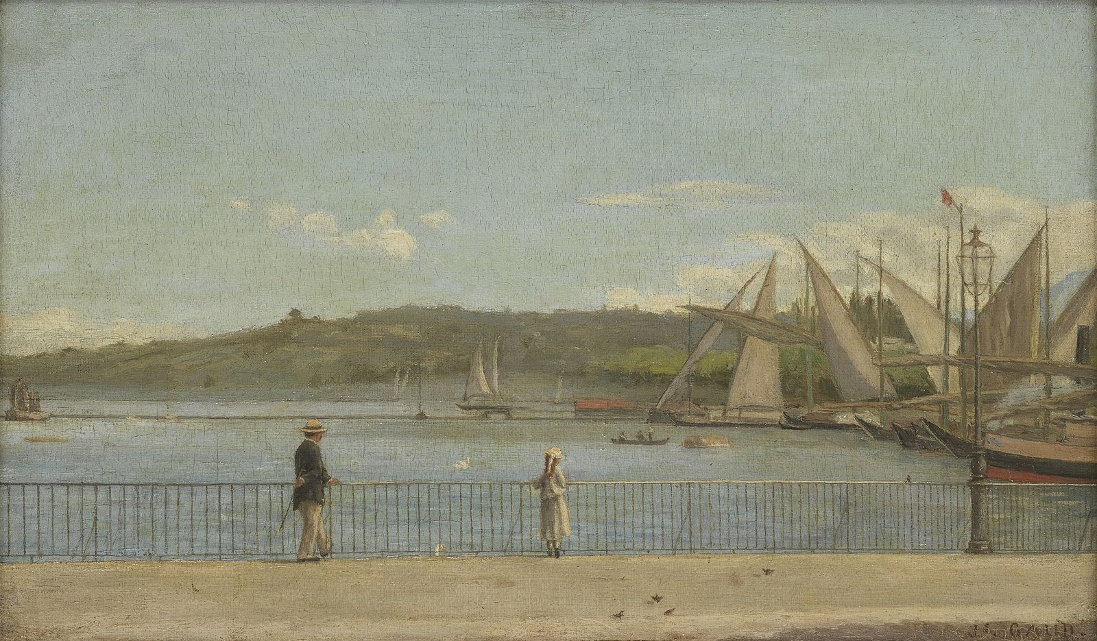 Le quai du jardin anglais