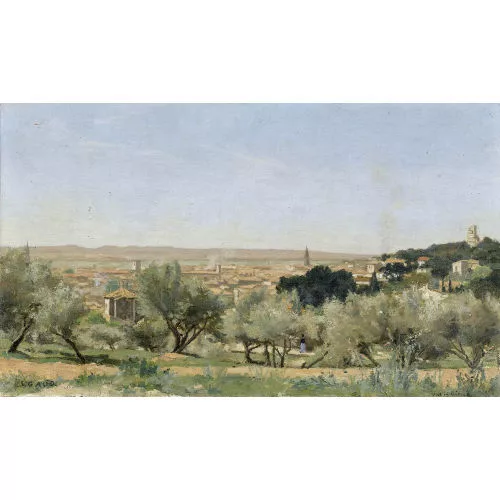 Léon Gaud — "Vue de Nîmes".
