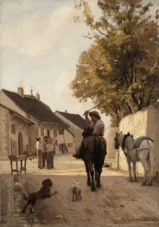Village dans la campagne genevoise