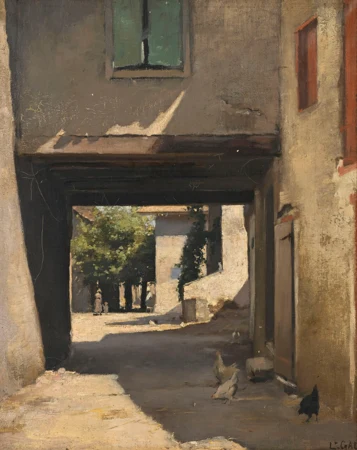 Les poules en promenade