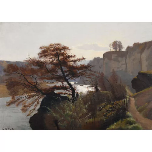 Léon Gaud — Felsiges Arveufer bei Genf.