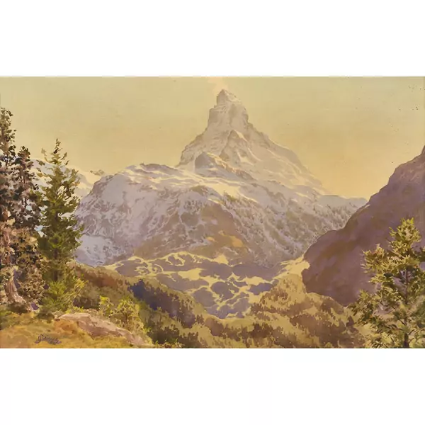 "Herbsttag bei Zermatt"