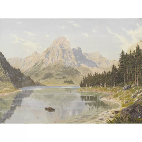 Leonhard Steiner — Sommerlicher Bergsee.