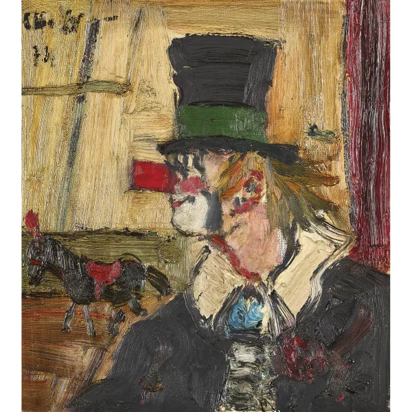 Leopold Haefliger junior — Zirkusclown in der Manege.