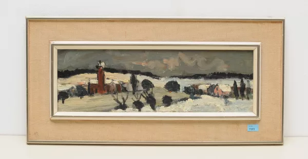 Leopold Haefliger junior — Winterlandschaft, 1965