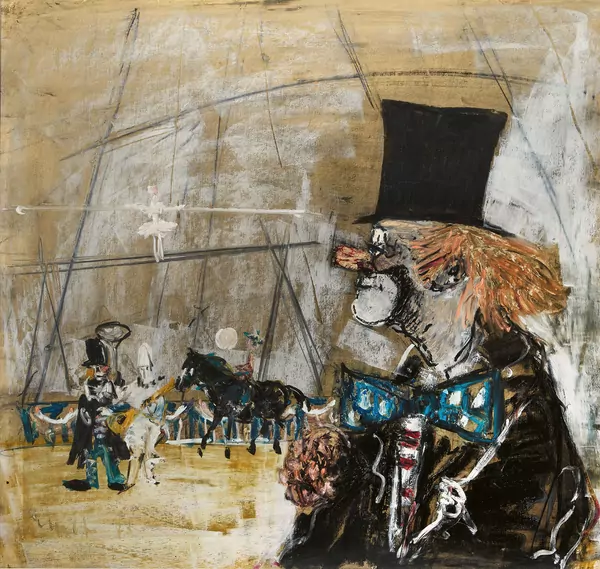 «Zirkusszene (Melancholie und Leichtigkeit)» – 1973 – Leopold Haefliger