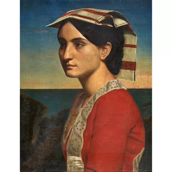 Léopold Robert — Jeune italienne.