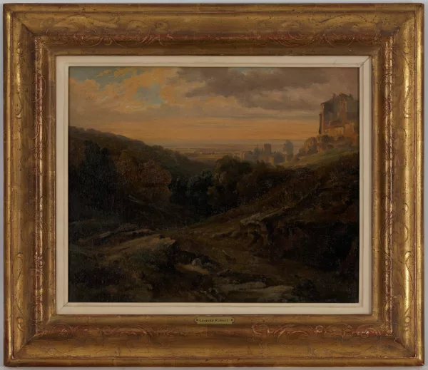 Léopold Robert — Paysage de campagne,