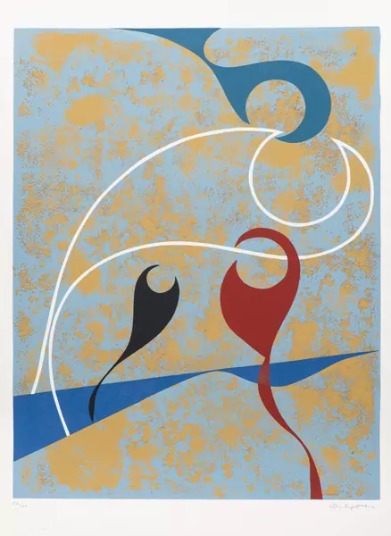 Lili ERZINGER (1908-1964), 'Sans titre', sérigraphie couleur — DognyAuction