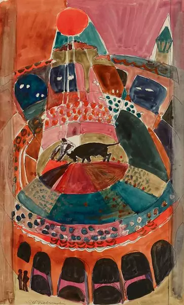 LILL TSCHUDI — Plaza de Toros. 1955. — Koller Auktionen
