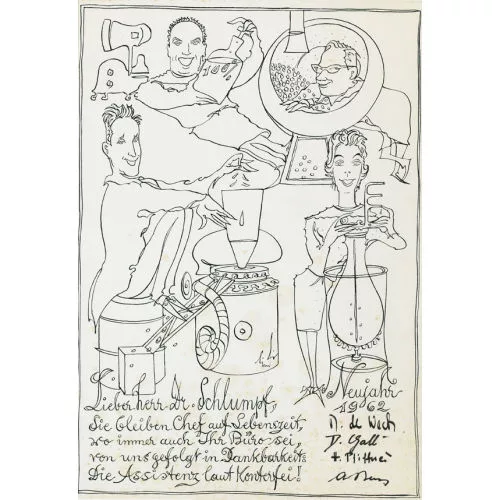 Lindi — "Neujahr 1962, Lieber Herr Schlumpf...".