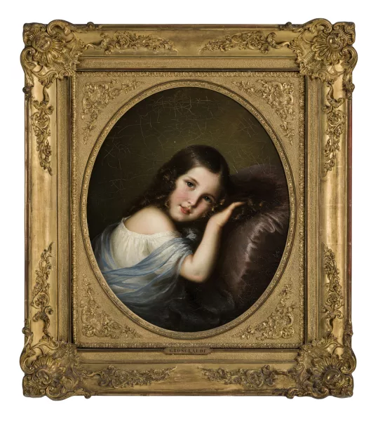 Louis-Aimé Grosclaude — Portrait de fillette,