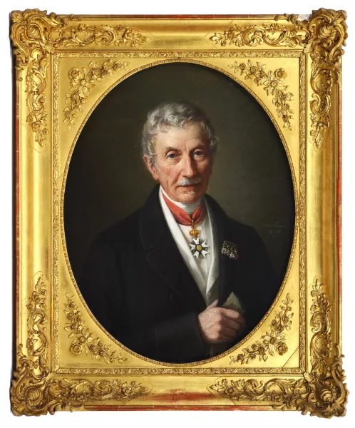 Louis-Aimé Grosclaude — Portrait d'Auguste de Bontems (1782-1861),