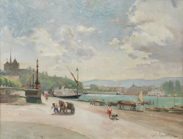 Louis Amédée Baudit — Le Quai Gustave Ador à Genève