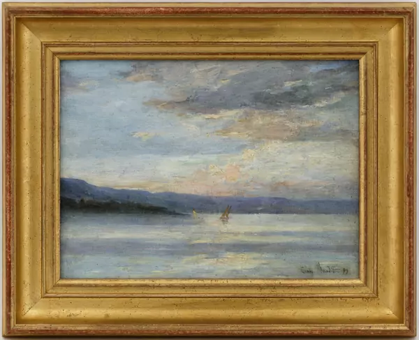 Le Léman au crépuscule