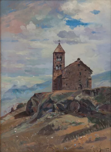 Louis Amédée Baudit — L'église de tous les saints", Valère, Sion