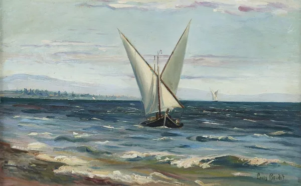 Louis Amédée Baudit — Jour de bise à Saint-Sulpice