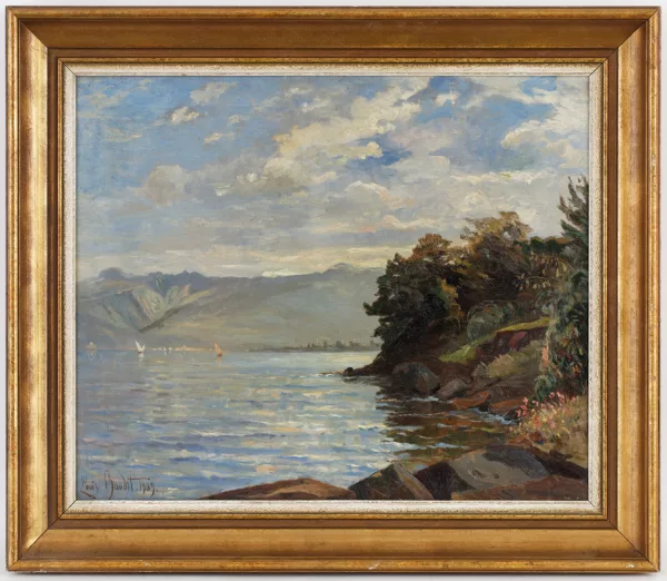 Louis Amédée Baudit — La pointe du Fenalet, lac Léman,