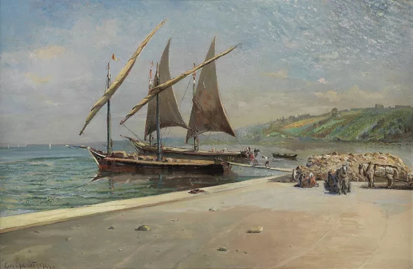 Louis Amédée Baudit — Débarquement à la Belote