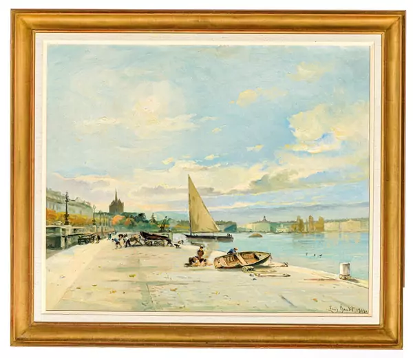 Le Quai Gustave-Ador en Automne