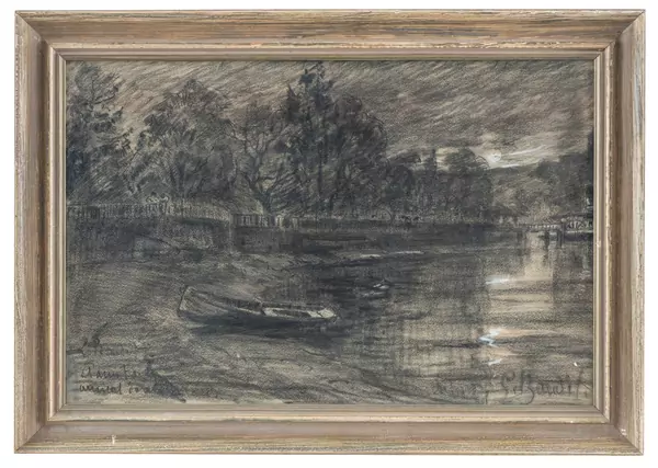 Paysage à la barque