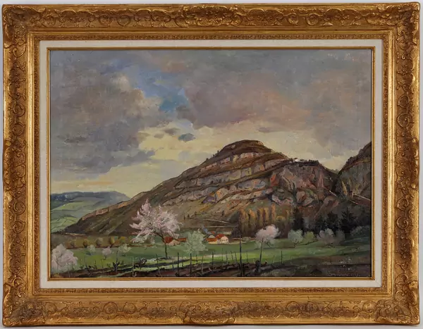 Le petit Salève depuis Veyrier au printemps