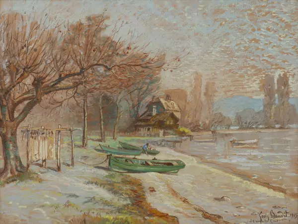 Louis Amédée BAUDIT (1870-1960), "Creux de Gentoz", pastel sur papier — DognyAuction