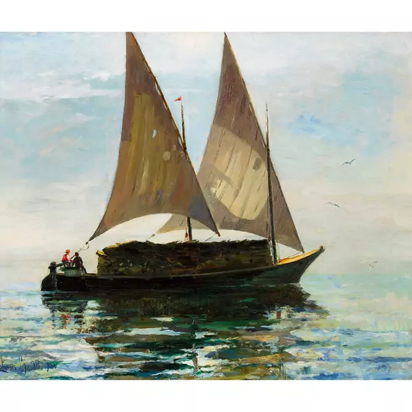 Segelschiff mit Fracht