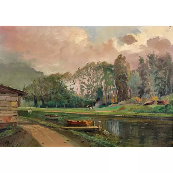 "L'Eau Froide à Villeneuve (Vaud)"
