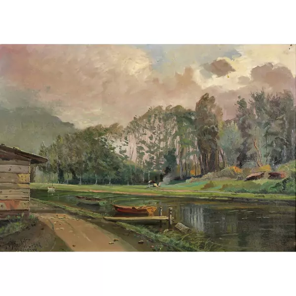 "L'Eau Froide à Villeneuve (Vaud)"