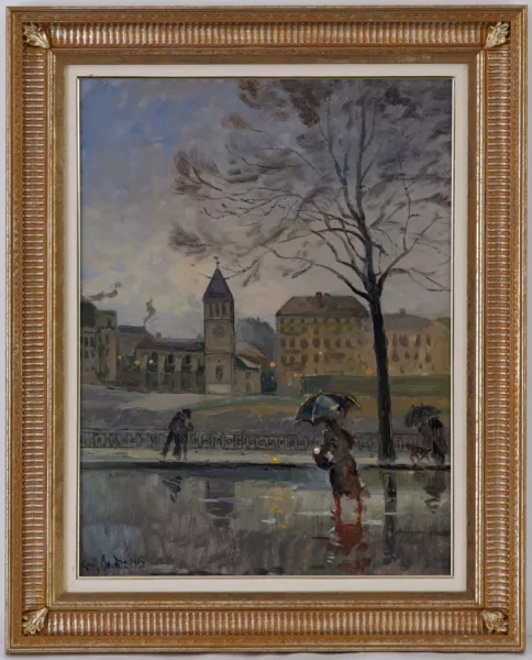 Louis Amédée Baudit — Saint Gervais jour de pluie
