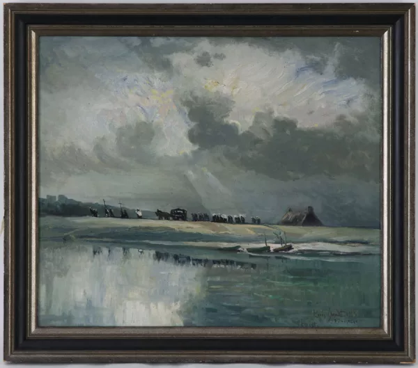 Louis Amédée Baudit — L'enterrement à Lesconil