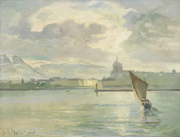 Louis Amédée Baudit — Dans la rade de Genève