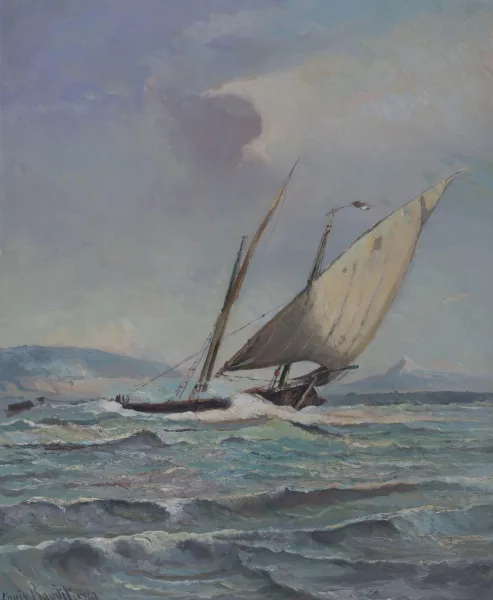 Louis Amédée Baudit — Barque du Léman