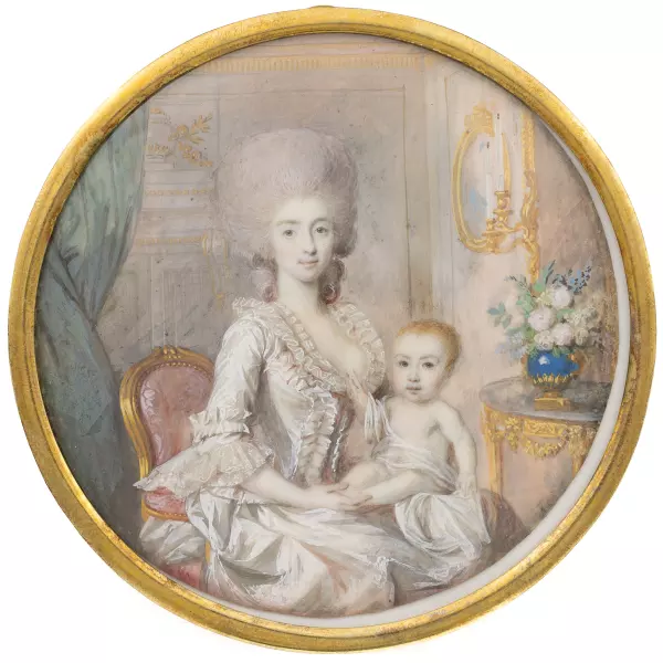 Portrait der Prinzessin Marie Saltikoff, geb. Narischkin
