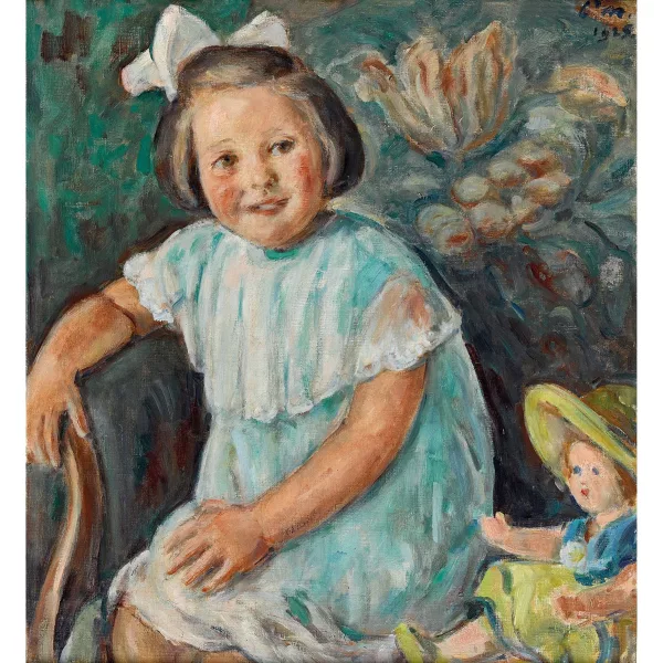 Louis de Meuron — Rachilde et sa poupée.
