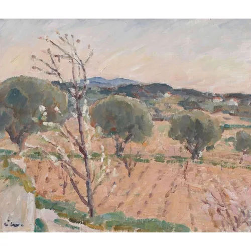 Louis de Meuron — Paysage près de Sanary-sur-Mer.