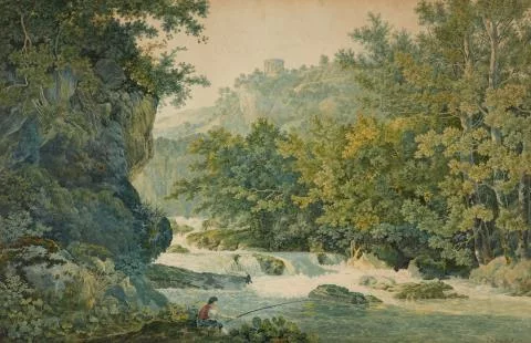 Louis Ducros — Angler bei Tivoli