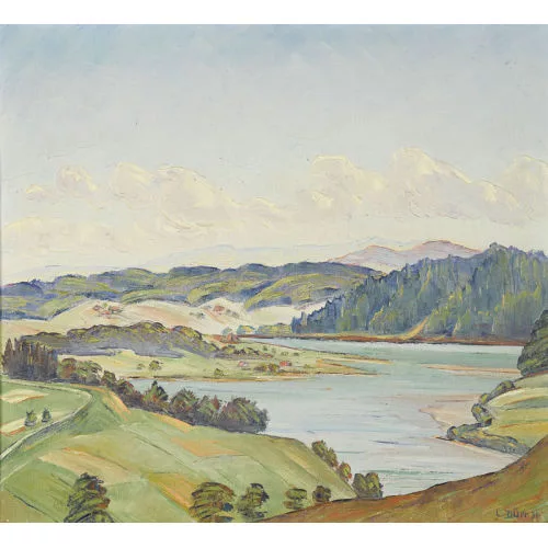 Louis Dürr — "Aare bei Wohlen".