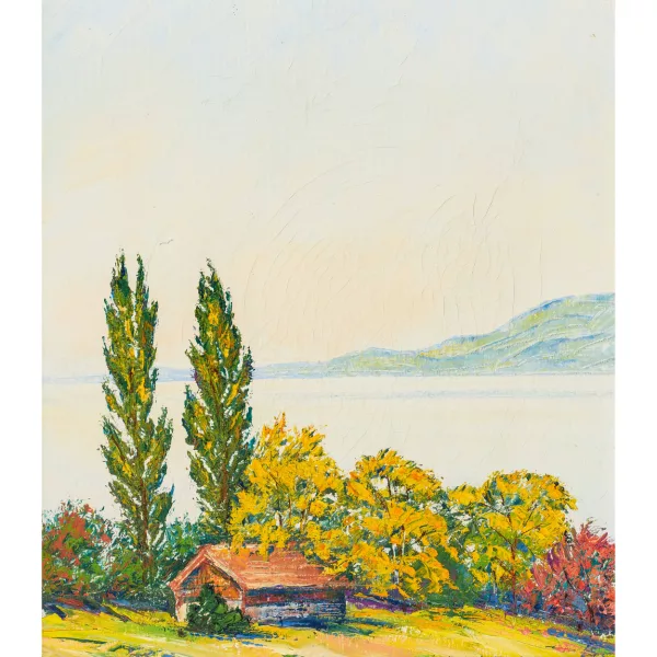 Louis Dürr — "Herbst am Thunersee".