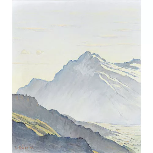 Louis Dürr — Wetterhorn von der Schynigen Platte aus.