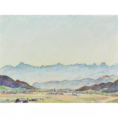Louis Dürr — Sommerliche Landschaft in der Umgebung von Bern.