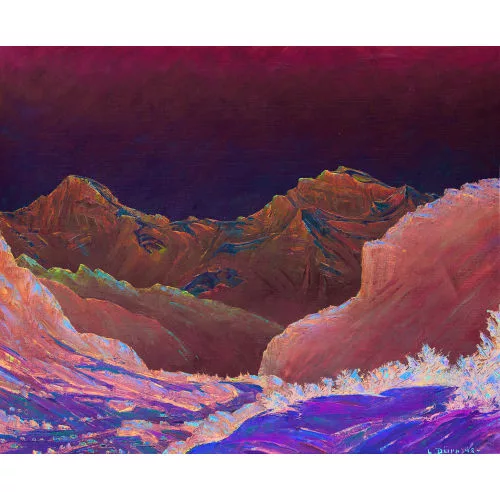 Louis Dürr — Das Lauterbrunnental mit Mönch und Jungfrau.
