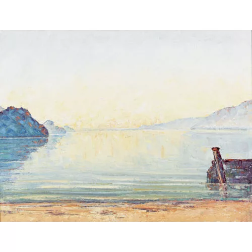 Louis Dürr — "Abend am Brienzersee".