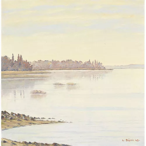 Louis Dürr — Seeuferpartie am Lac de Morat.