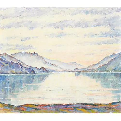 "Sonnenuntergang am Brienzersee"
